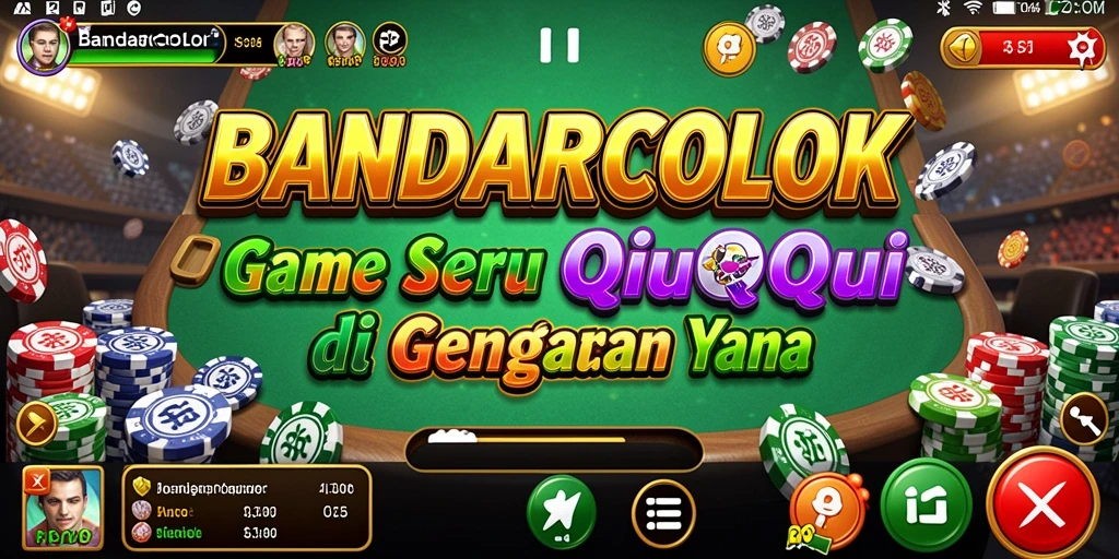 Gameplay seru dan menantang dalam BANDARCOLOK QiuQiu.