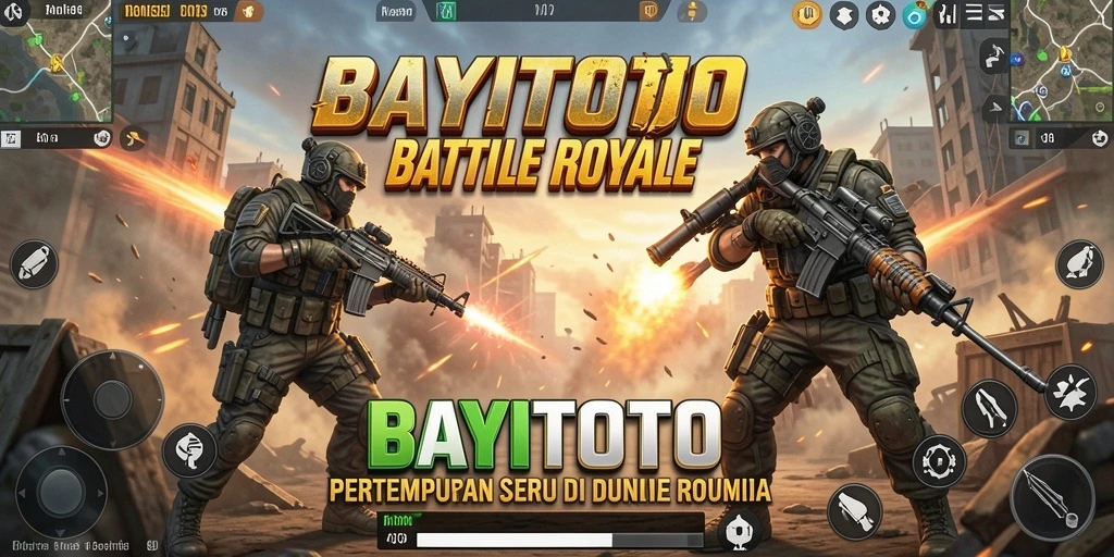 Gameplay seru di BAYITOTO dengan aksi Battle Royale.