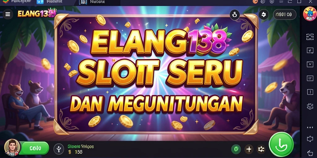 Tampilan menarik dari gameplay ELANG138 yang penuh warna.