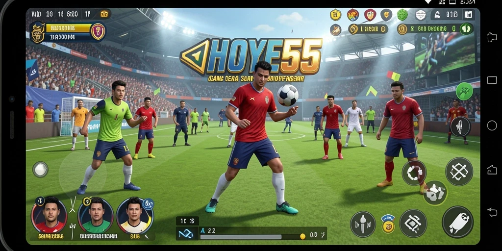 Tampilan menarik dari gameplay HOYE55 dengan fitur olahraga yang mendebarkan.
