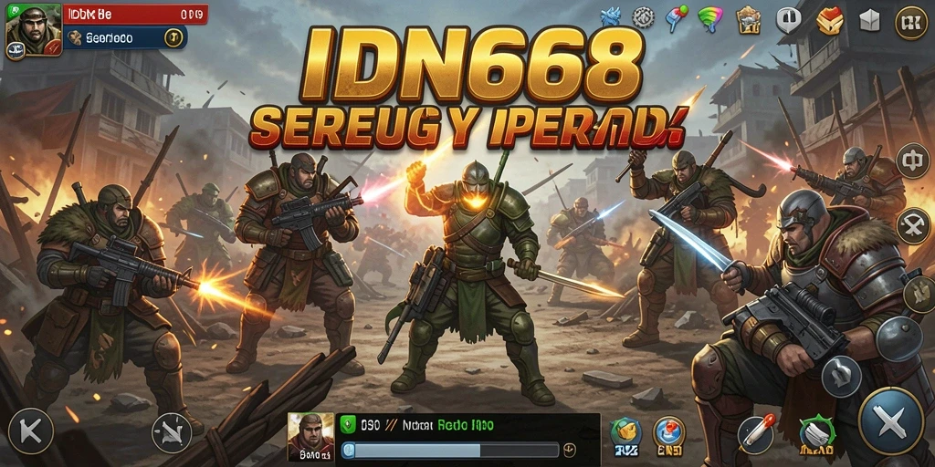 Gameplay menegangkan dari IDN668 dengan strategi kompleks.