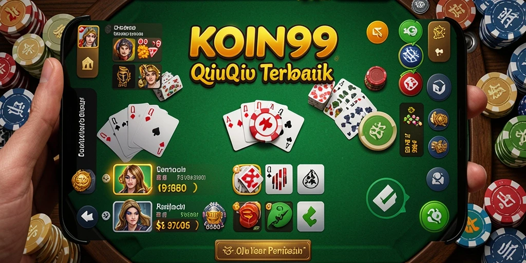 Screenshot menampilkan gameplay seru dari KOIN99 QiuQiu.