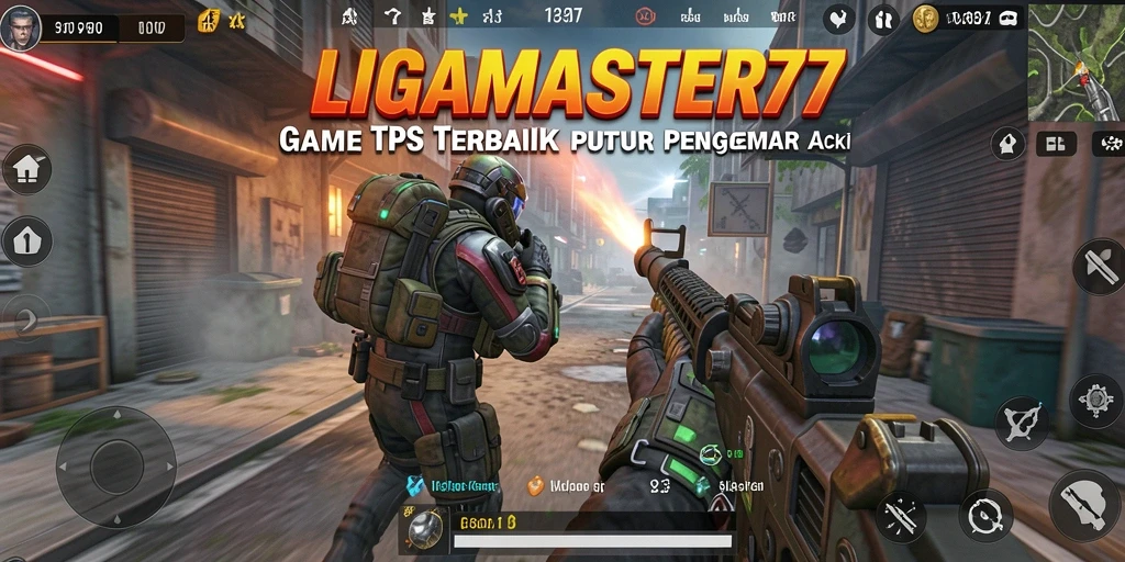Tampilan seru dalam aksi tembak-menembak LIGAMASTER77.