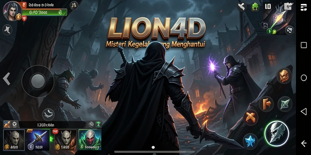 Screenshot gameplay LION4D yang mencekam dan penuh ketegangan.