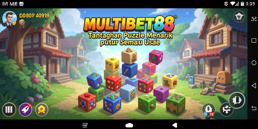 Tampilan gameplay seru di MULTIBET88 dengan berbagai tantangan Puzzle.