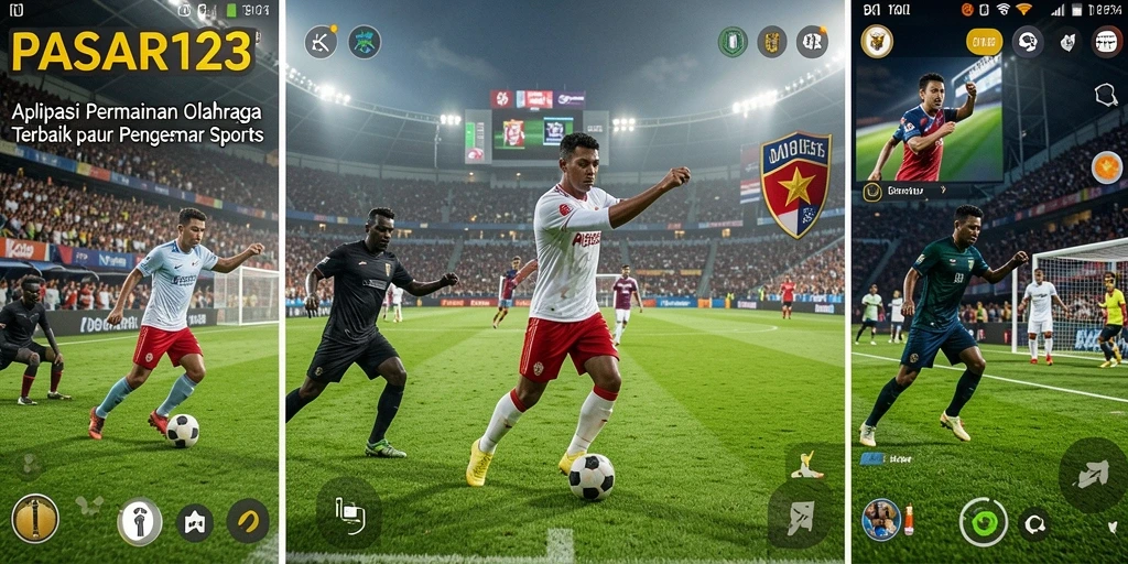 Screenshot PASAR123 menampilkan aksi seru dalam kompetisi olahraga.