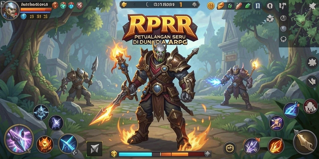 Tangkapan layar RPRR menampilkan aksi seru dalam laga ARPG yang mendebarkan.