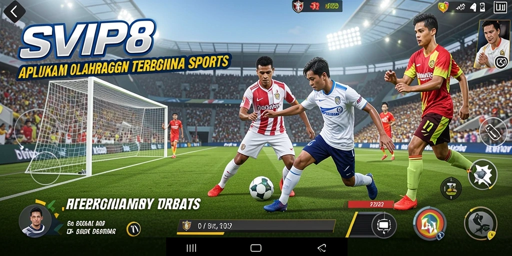 Gameplay SVIP8 menampilkan berbagai informasi olahraga terupdate.
